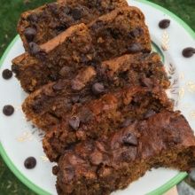 Gluten-free Chocolate Chip Pumpkin Bread